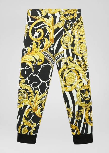 Versace Savage Barocco Print Mjukisbyxor Pojke - 501268YEO